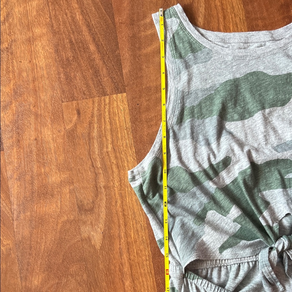 Like new Aerie Camo Tank Dress with Tie Front - Picture 11 of 15